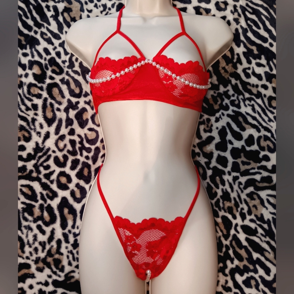 2 Pc Lingerie w Pearls